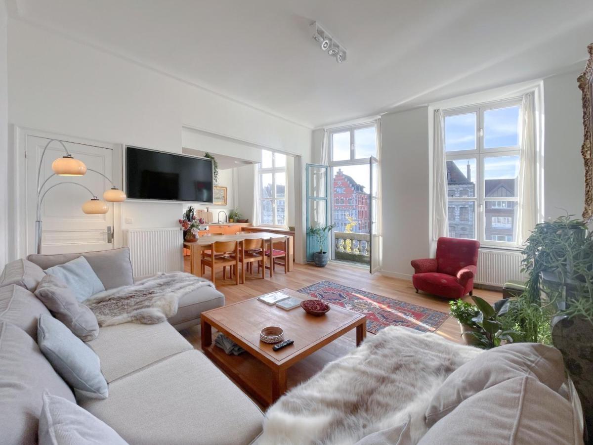 טורנאי Appartement Spacieux & Calme Avec Vue Sur L'Escaut מראה חיצוני תמונה